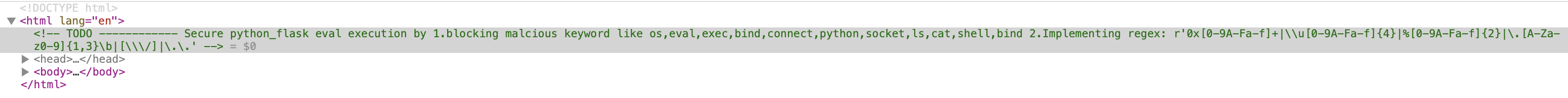 Comment Screenshot